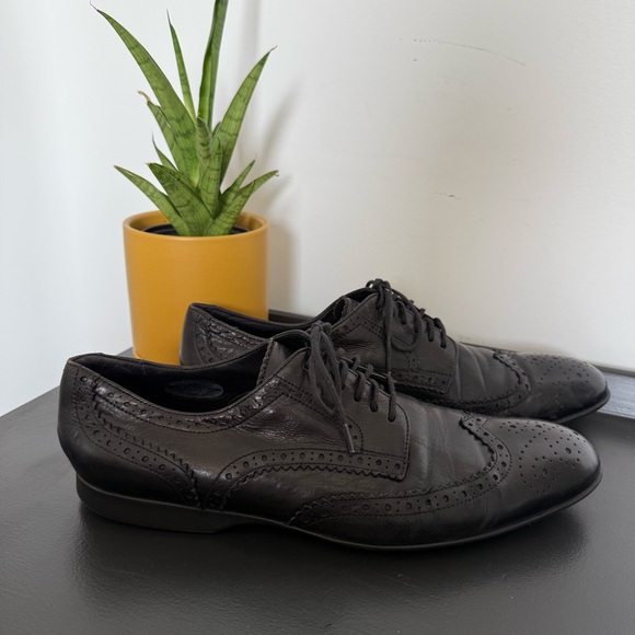 Paul Smith black leather Milton wingtip brogue dress shoes - 42 (US 8.5 - 9) - Picture 5 of 8